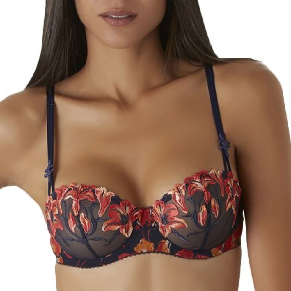 Aubade Jardin des Delices Embroidered Demi Bra